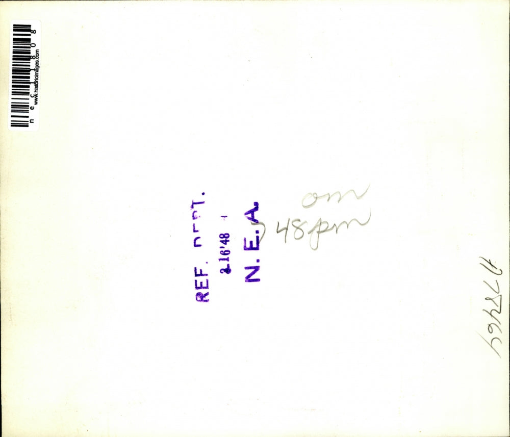 1948 Press Photo Jerry Ronge Bed ridden for 9 yrs receives citizenship papers