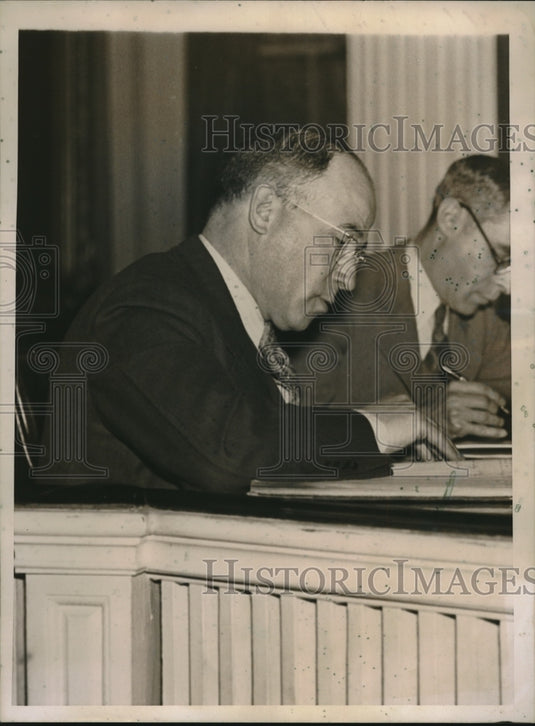 1935 Press Photo Adolph Weiss Ironmonger