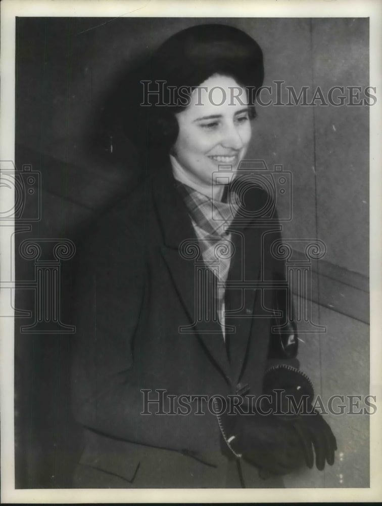 1936 Press Photo Mrs Stella Trussell Former Husband Mining Man Ulric Trussell