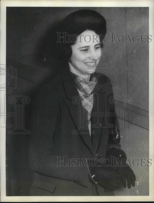 1936 Press Photo Mrs Stella Trussell Former Husband Mining Man Ulric Trussell