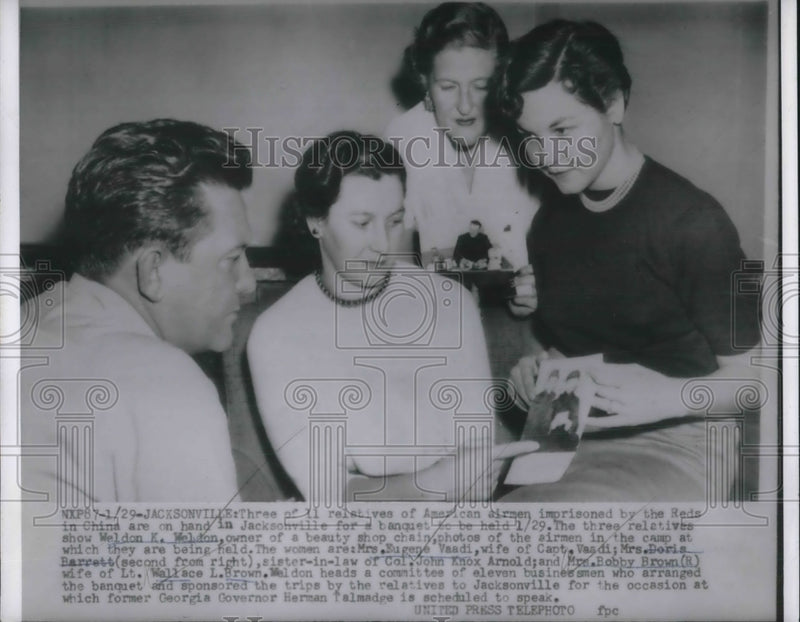 Load image into Gallery viewer, 1955 Press Photo Relatives of Korean War POWs
