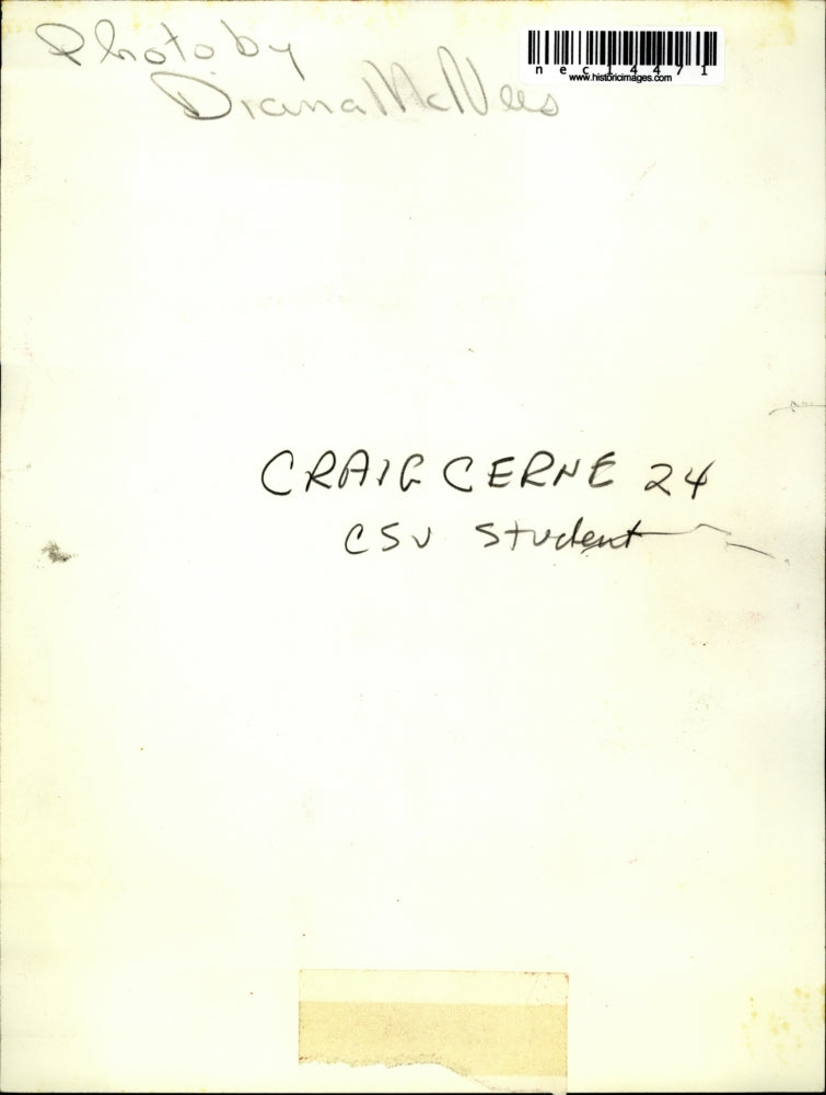 Press Photo Craig Cerne, 24, CSV Student