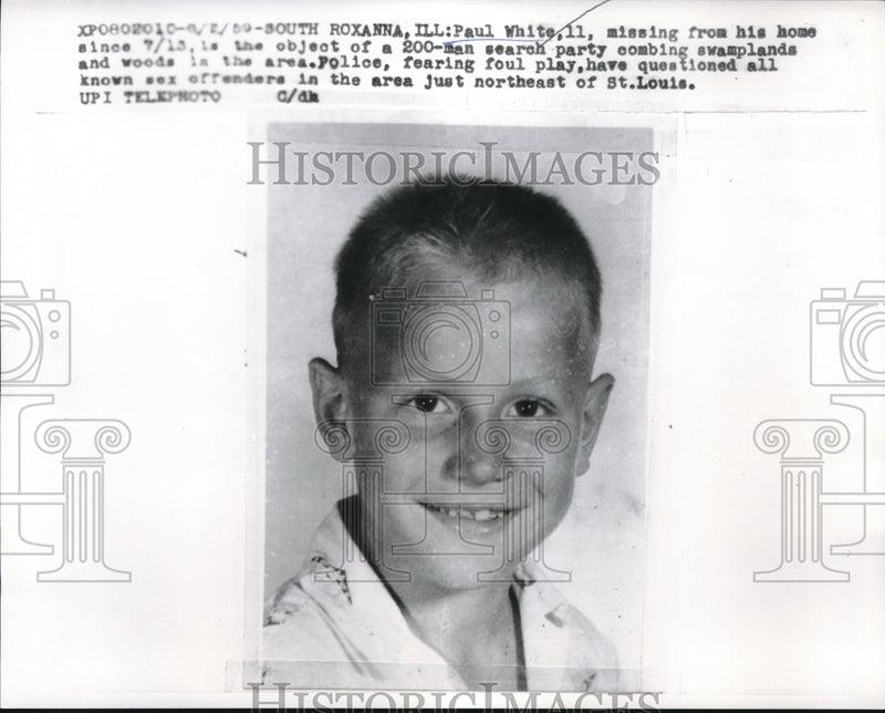 Load image into Gallery viewer, 1959 Press Photo Paul White Missing From His Home Is Object Of A 200 Man Search
