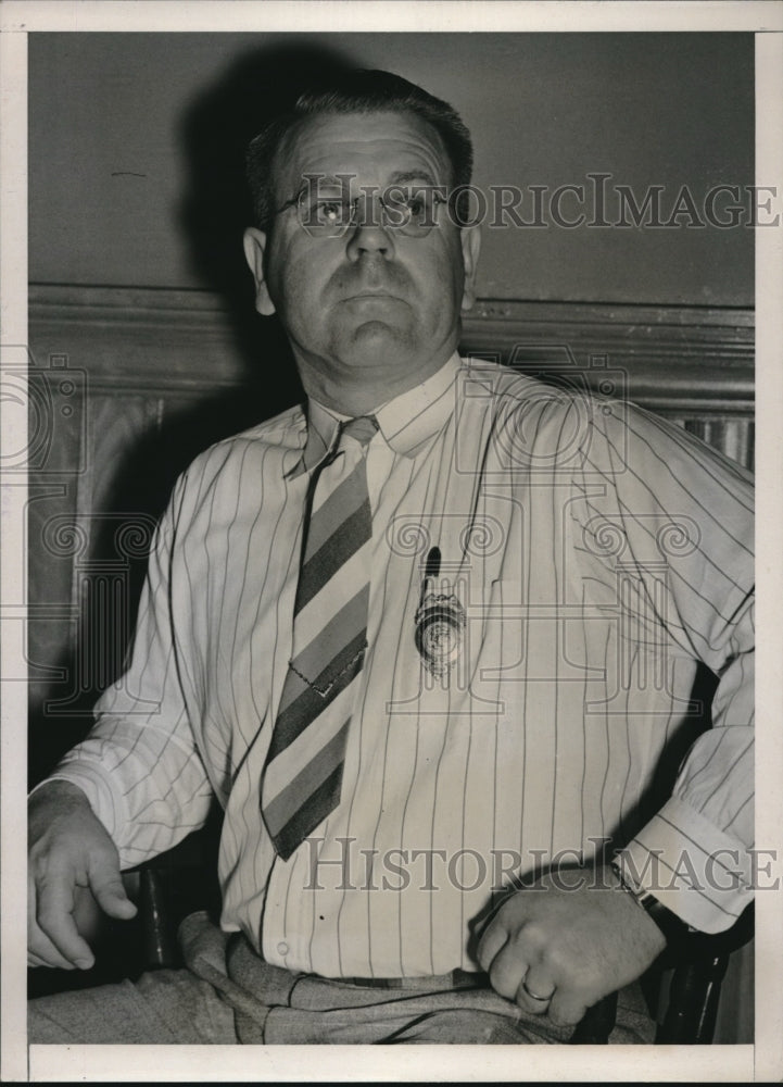 1938 Press Photo Sheriff Fernando Francis