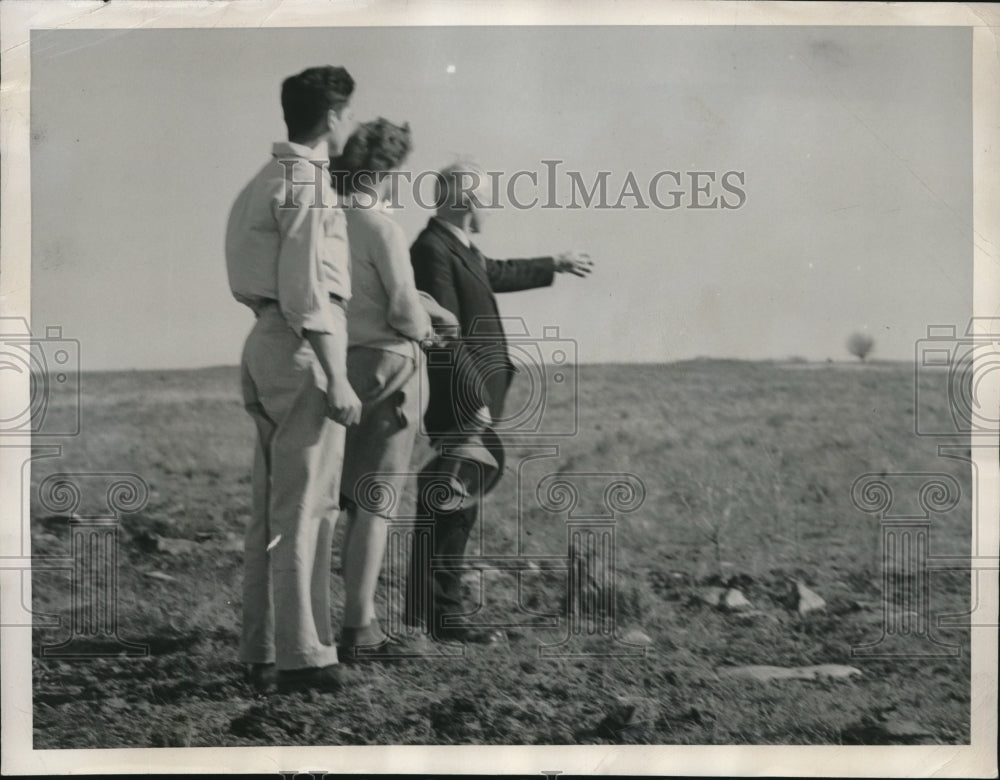 1946 Press Photo Site of Roger Babaon's Underground Utopia College- Historic Images