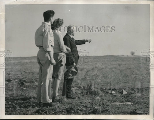 1946 Press Photo Site of Roger Babaon's Underground Utopia College- Historic Images