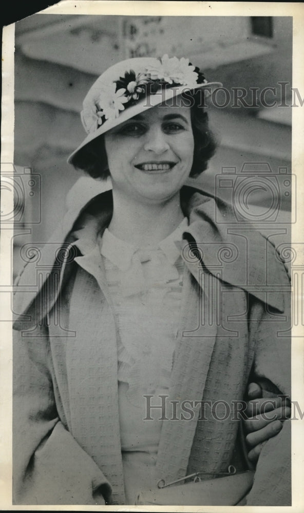 1937 Press Photo Mrs Rith Searcy Sanders