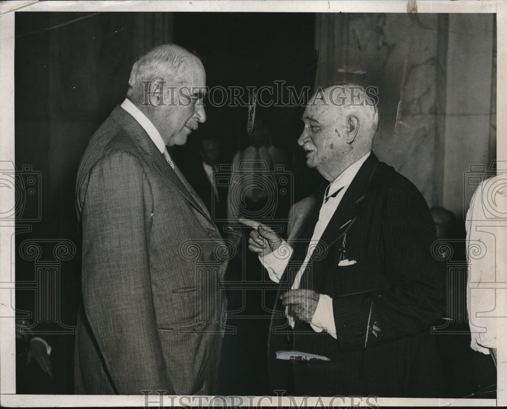 1933 Press Photo JP Morgan Famous New York Financier &amp; Senator Duncan Fletcher- Historic Images