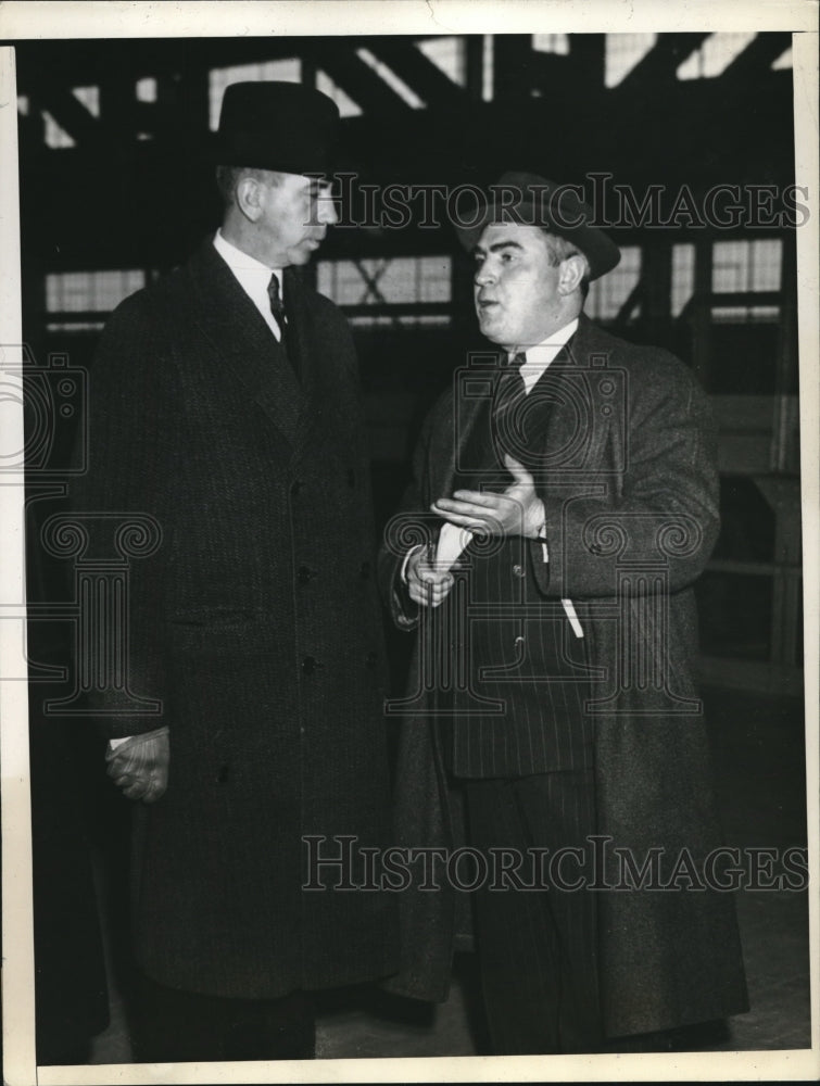 1938 Press Photo Republic Steel Officials CM White &amp; LF MCCaffrey- Historic Images