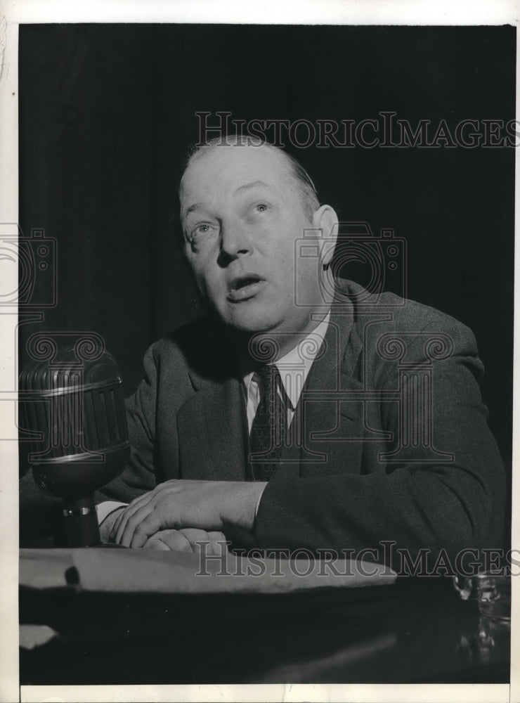 1942 Press Photo Edward Swanson, director of the research Div. of the OPC