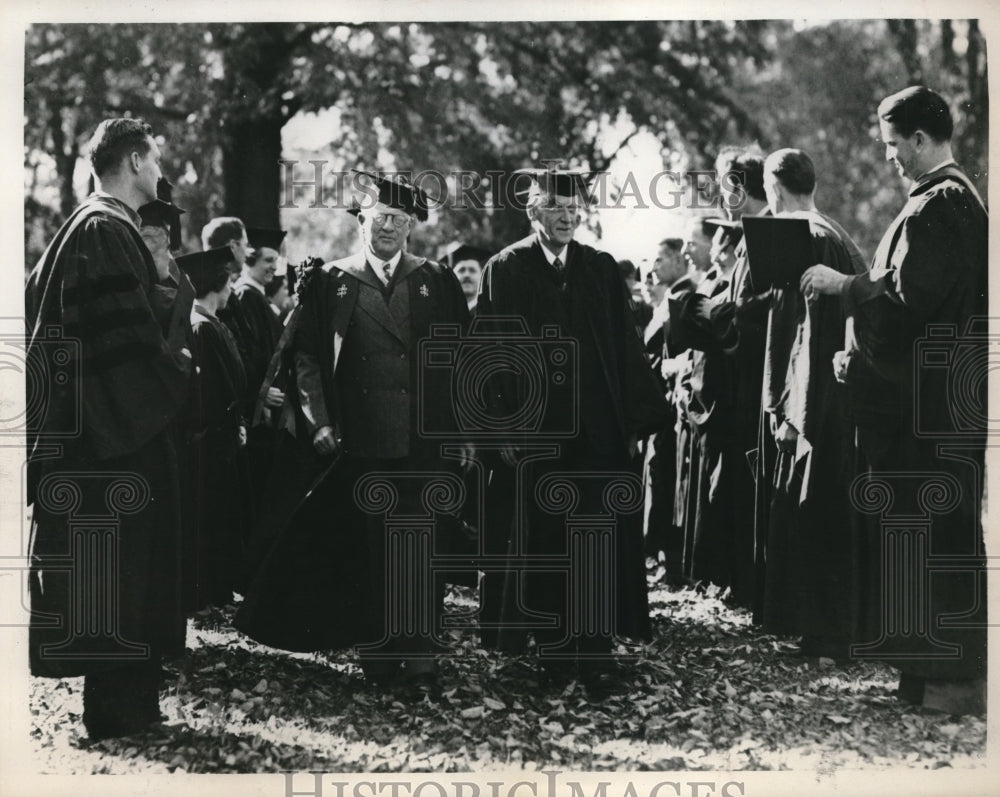 1937 Press Photo Marshel, president Ermed Hitch Wilkun.