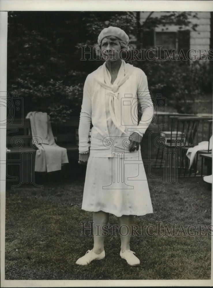 1931 Press Photo Hope Doeg Mother Of Davis Cup Tennis Champ Donny