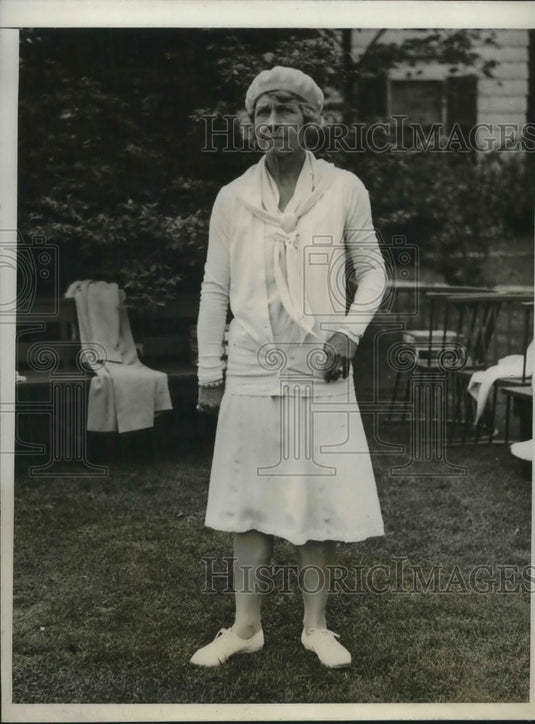 1931 Press Photo Hope Doeg Mother Of Davis Cup Tennis Champ Donny