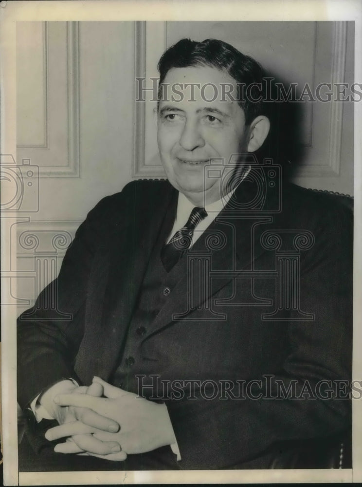 1940 Press Photo Alvin Wirtz appointed by FDR for Undersecretary of Interior
