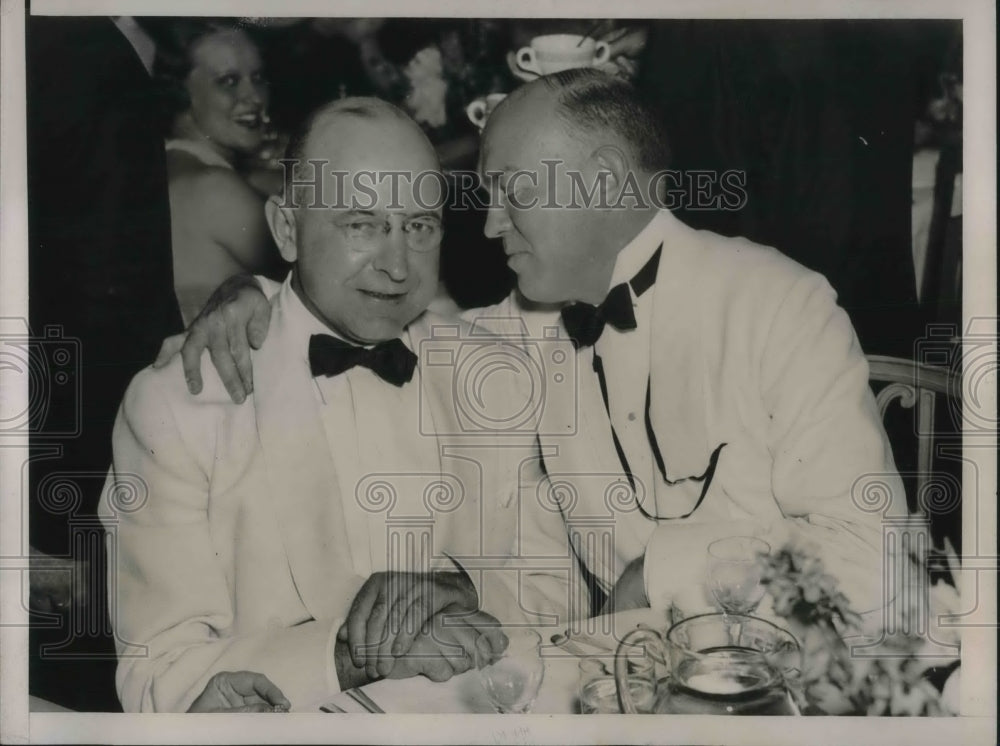 1936 Press Photo Stanley Reed Solicitor General, Harry Woodring Asst Sec of War