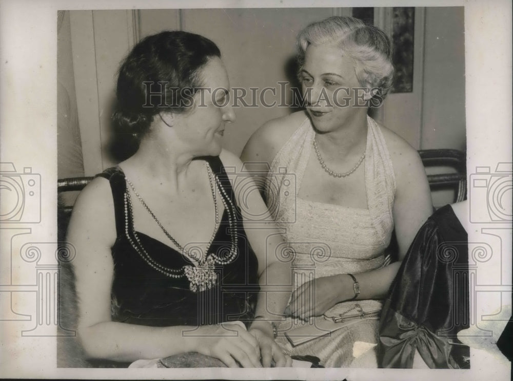 1938 Press Photo Mrs. Stanley Reed and Mrs Higo Black wives of Supreme Justices