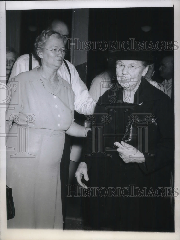 1946 Press Photo Mrs Lillie Winter Not Guilty of Trying to Poison Great Gran Kid