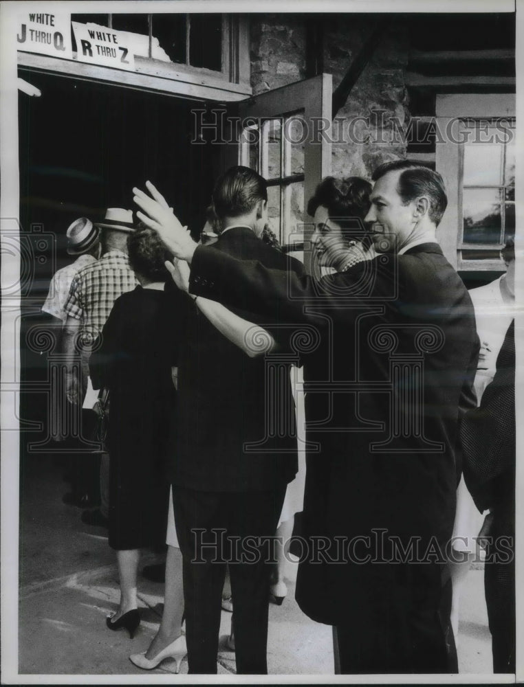 1962 Press Photo Georgia Senator Carl & Mrs. Sanders