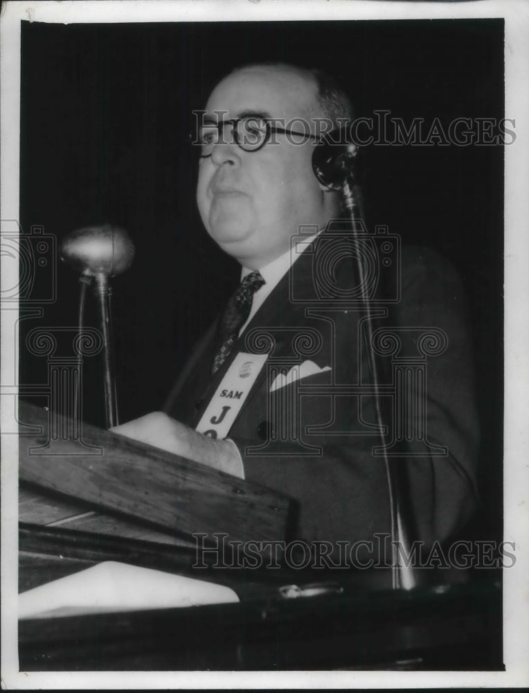 1940 Press Photo Mr. Stanley