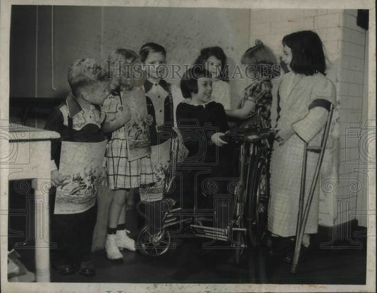 1950 Press Photo Tullos, Brown, Anderson, Blaha, Drury, Sara Wiley March of Dime