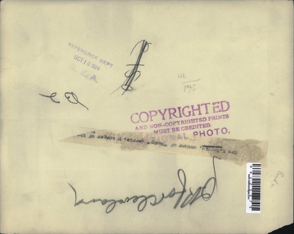 1924 Press Photo Mother of Bucky Harris