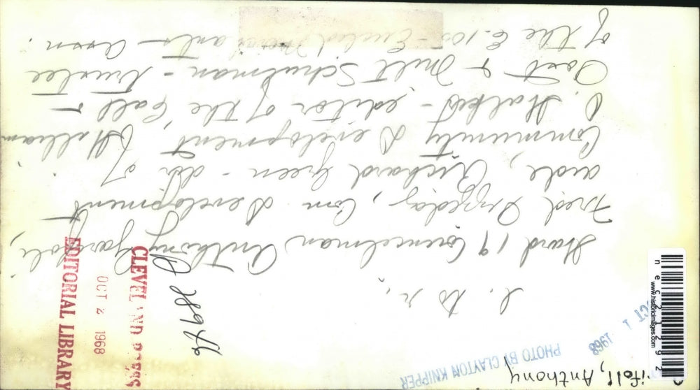 1968 Press Photo 19th Ward Councilman Anthony Garoioli Leads Meeting