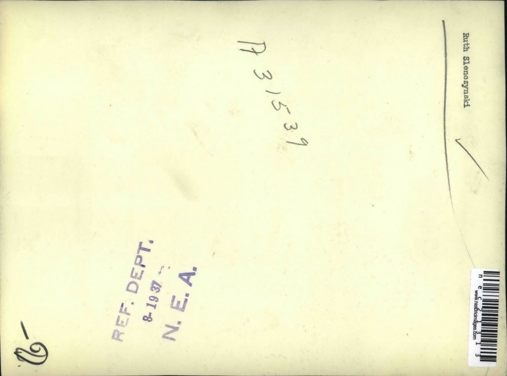 1937 Press Photo Ruth Slenczynski Reads Childrens Garden Of Verses