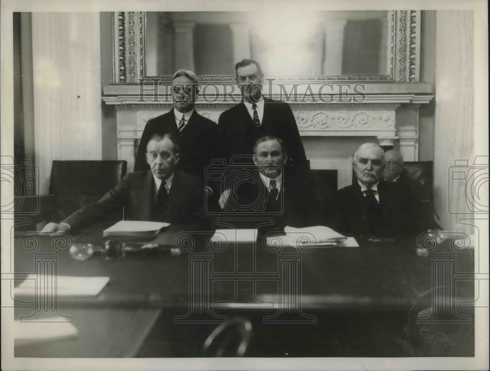 1929 Press Photo Senate Committee Looked Into Hearst Mexican Propaganda Charges
