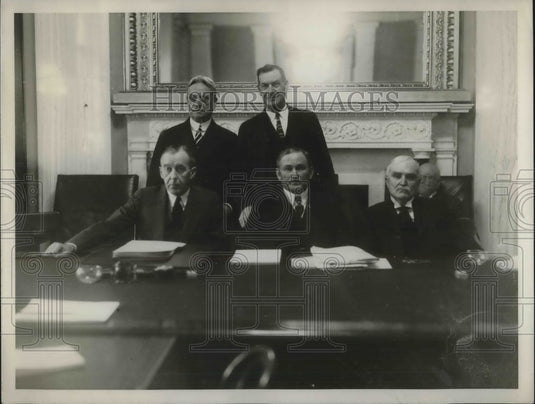 1929 Press Photo Senate Committee Looked Into Hearst Mexican Propaganda Charges