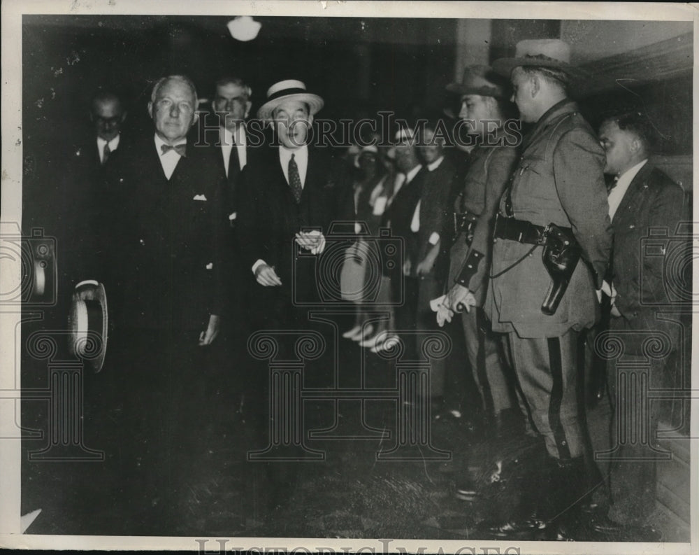 1932 Press Photo New York Mayor James Walker to appear before Gov Roosevelt