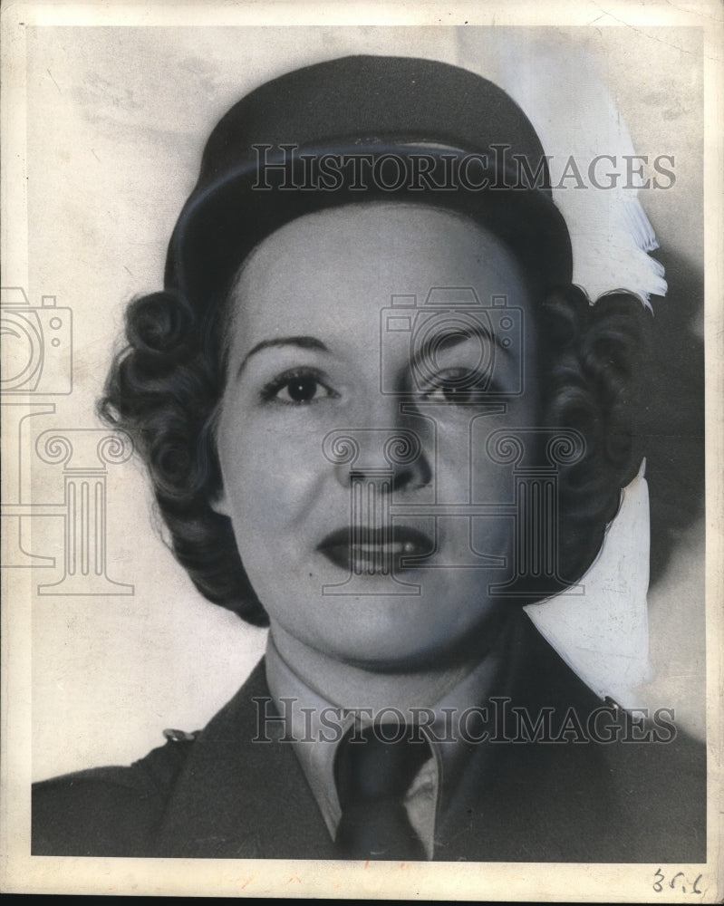 1943 Press Photo Muriel Lausill