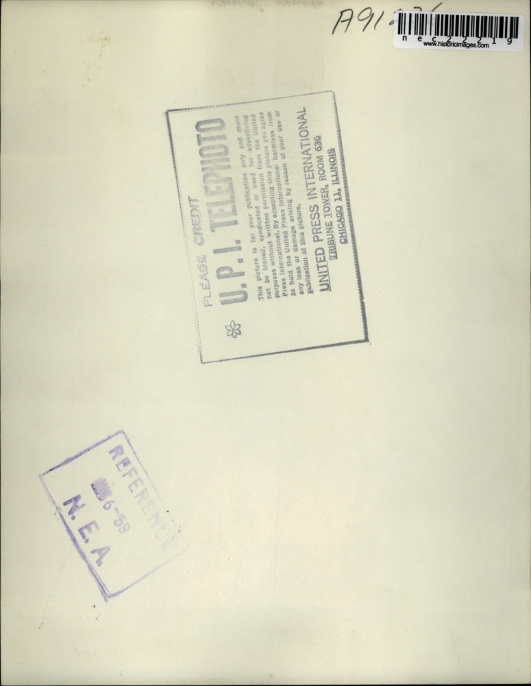 1959 Press Photo Science Teacher Cecil M. Cook Accused Of Conducting Sex Survey