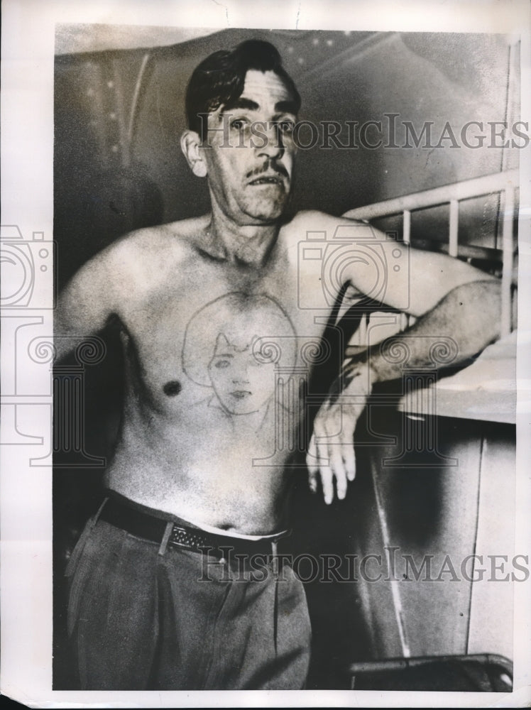 1953 Press Photo This man Pat O'Brien is a real man without a country