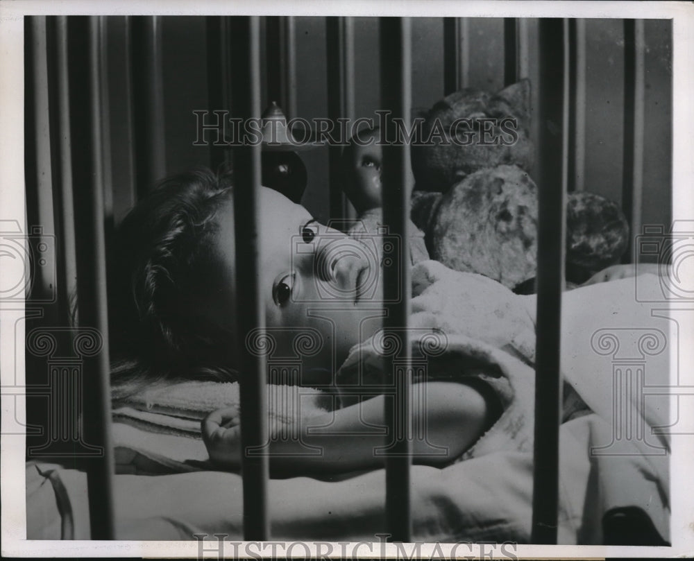 1948 Press Photo Pam Lamphere ha bladder surgery and a quick recovery
- Historic Images