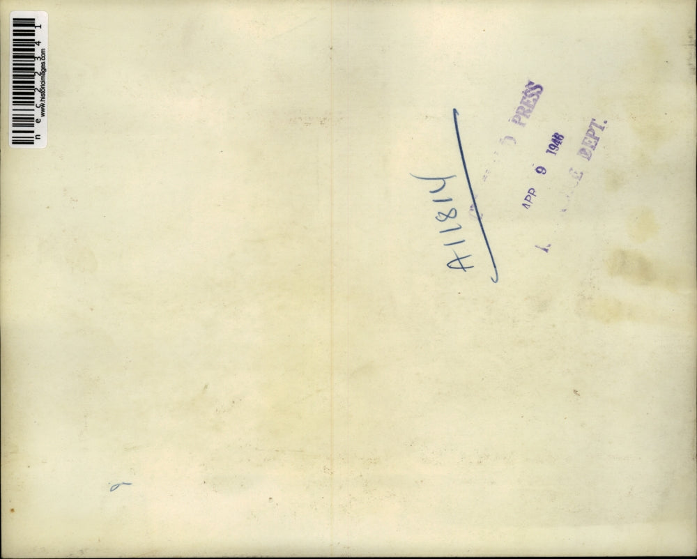 1946 Press Photo Machinist Tobe Anderson Watches Tommy Wright with Bike