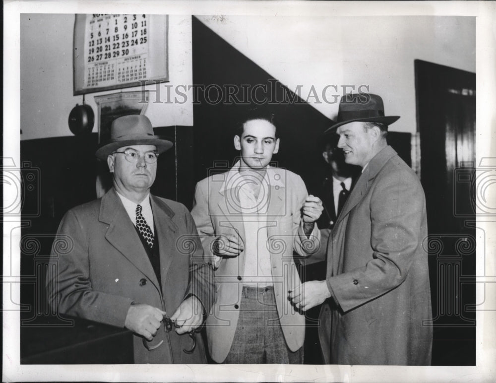 1944 Press Photo Edward Martin confessed he accidentally killed his grandmother