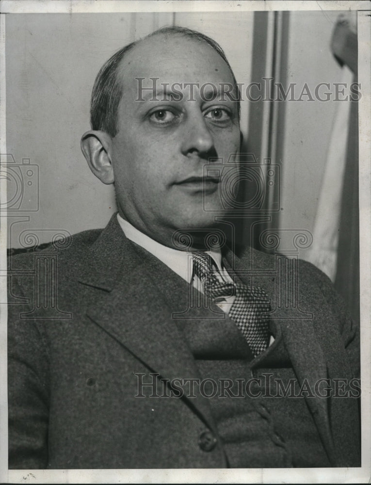 1935 Press Photo Portrait of Sedney Wolman - nec22808