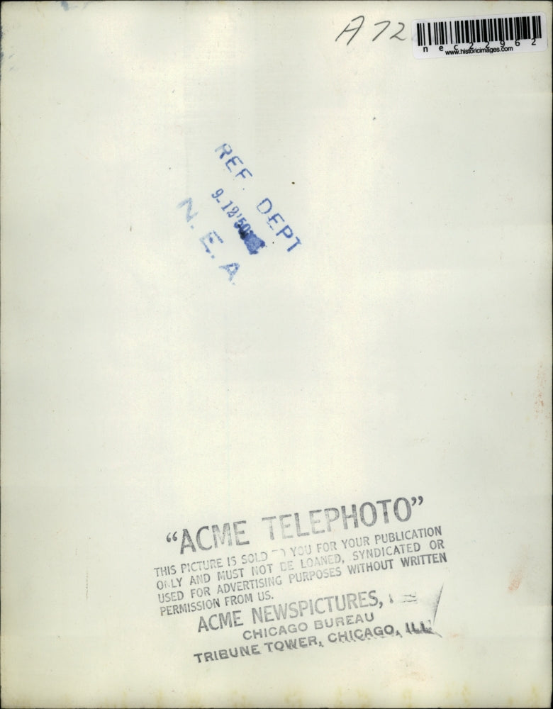 1950 Press Photo Trygve Lie and Nancy Chaffee. - nec22962