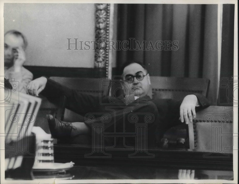 1936 Press Photo L.A. attorney Erwin Werner indicted in liquor graft