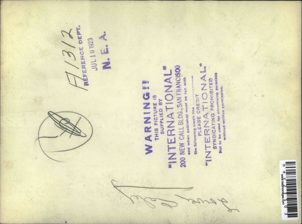 1923 Press Photo Lower California Artist Rendering Of Town