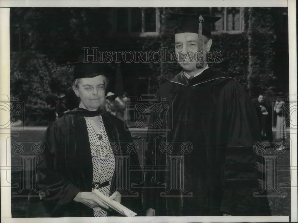 1939 Press Photo Bryn Mawr Commencement