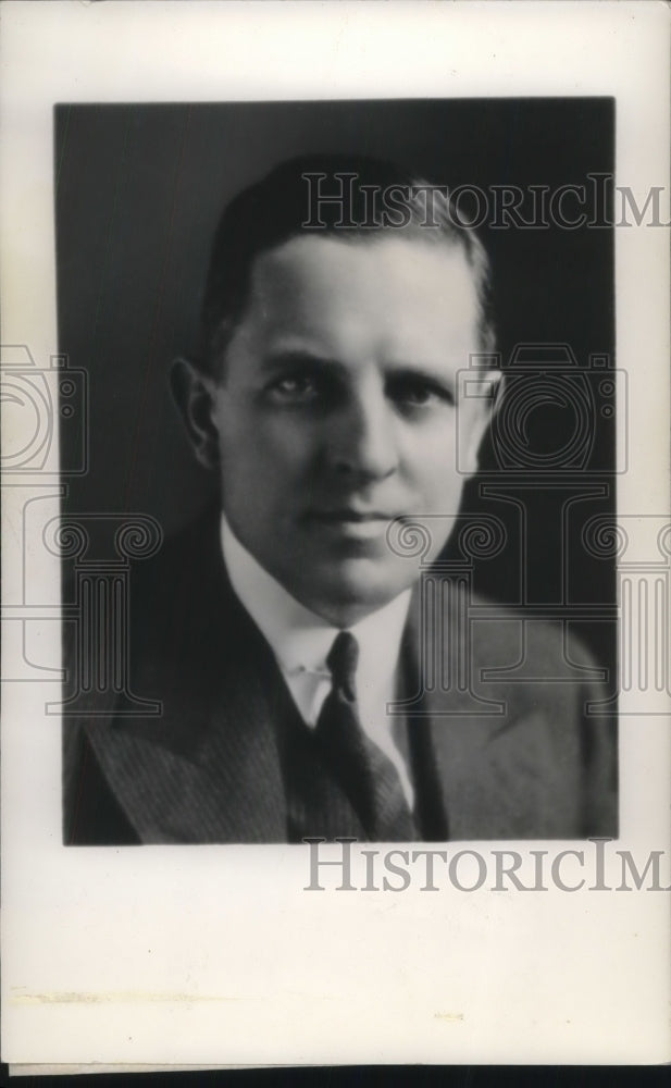 1935 Press Photo The Studebaker Corporation President Mr. Paul G. Hoffman- Historic Images