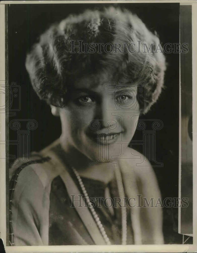 1927 Press Photo Juanita Collins, "Jill" of WDAF