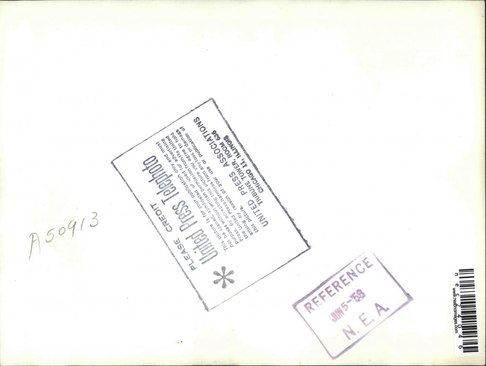 1958 Press Photo Tunisians Protesting Against the French