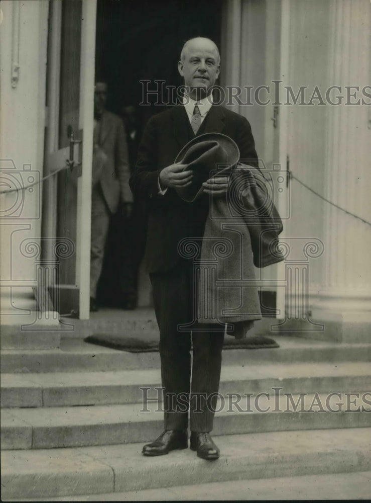 1924 Press Photo Spanish War Hero Richard Pearson Hobson