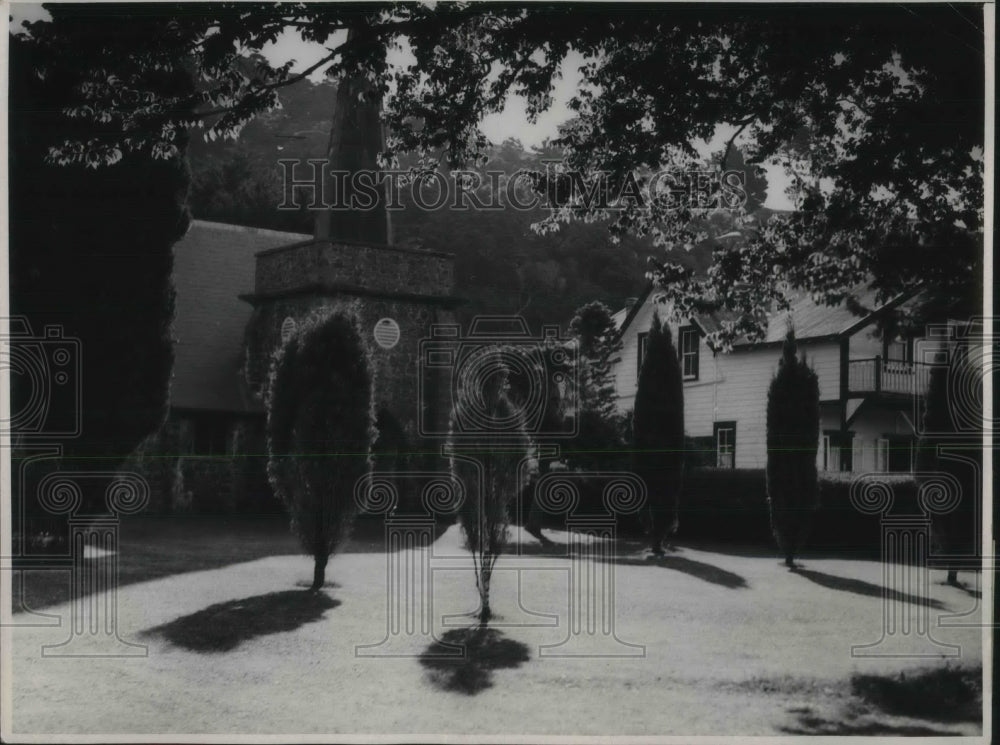 1940 Press Photo Quaint Churches of New Zealand