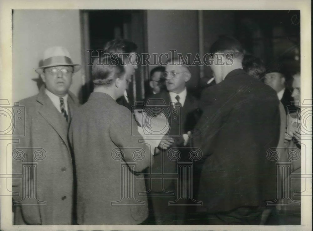 1932 Press Photo Judge Erwin Marshall (maybe will try Lindbergh baby murderer)