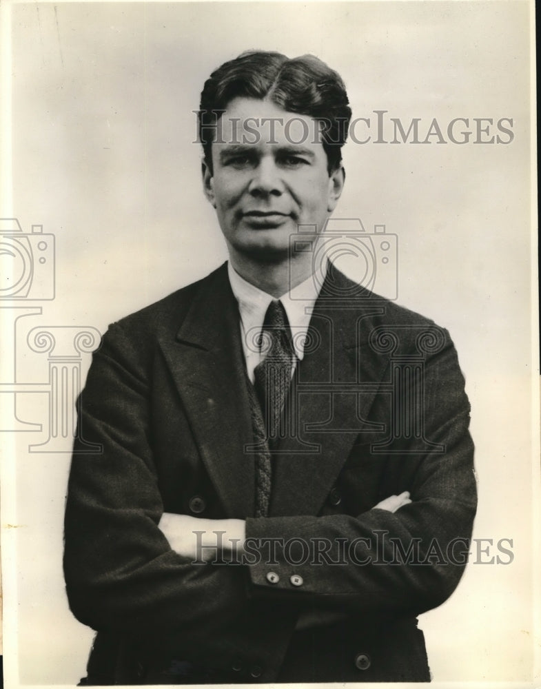 1935 Press Photo Mr Christopher Hollis English Authority Monetary Problems- Historic Images