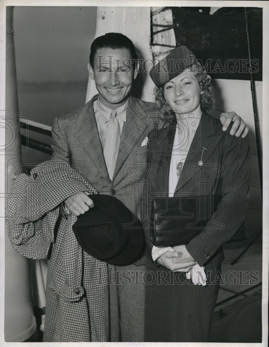 1941 Press Photo George and Ann Lincoln American born dancers