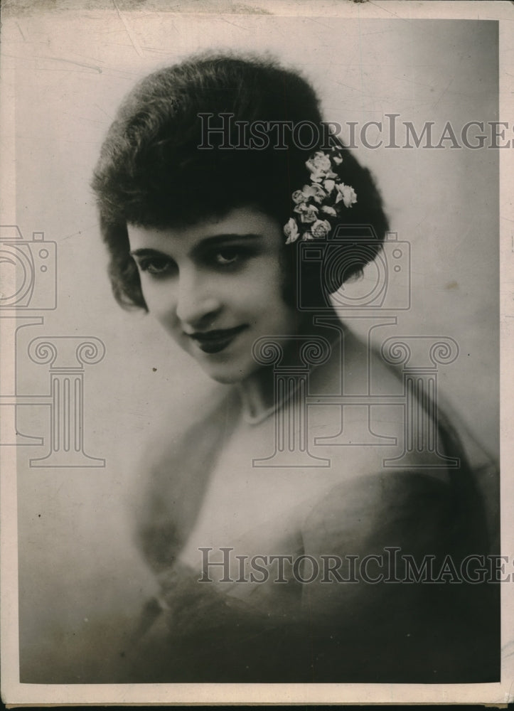 1925 Press Photo Jane Marceau is known as the princess of song.